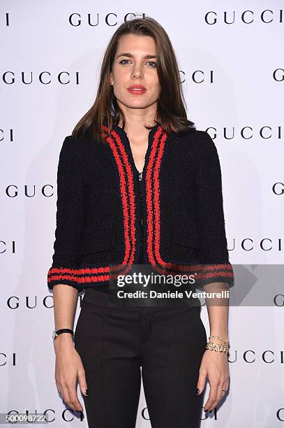 Charlotte Casiraghi attends the Gucci Gold Cup 2015 during the Paris Longines Masters on December 5, 2015 in Villepinte, France.