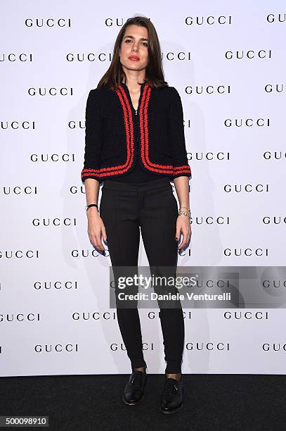 Charlotte Casiraghi attends the Gucci Gold Cup 2015 during the Paris Longines Masters on December 5, 2015 in Villepinte, France.