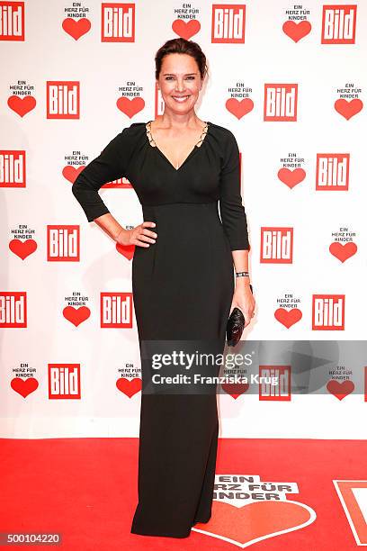 Desiree Nosbusch attends the Ein Herz Fuer Kinder Gala 2015 at Tempelhof Airport on December 5, 2015 in Berlin, Germany.