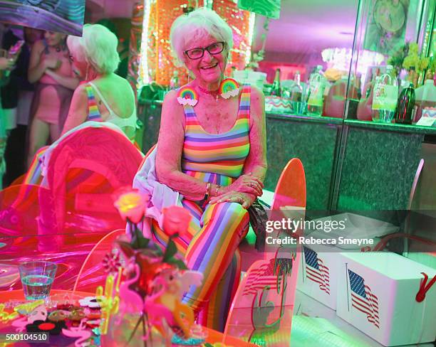 Instagram personality Baddie Winkle attends 'Motelscape,' an interactive fantasy performance and installation presented by Marina Fini, Signe Pierce,...