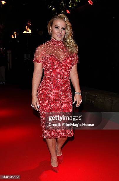 Anastacia attends the Emeralds & Ivy Ball in aid of Cancer Research UK and the Marie Keating Foundation at Embankment Gardens on December 5, 2015 in...