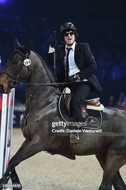 Guillaume Canet at the Style & Competition for AMADE during the Paris Longines Masters on December 5, 2015 in Villepinte, France.