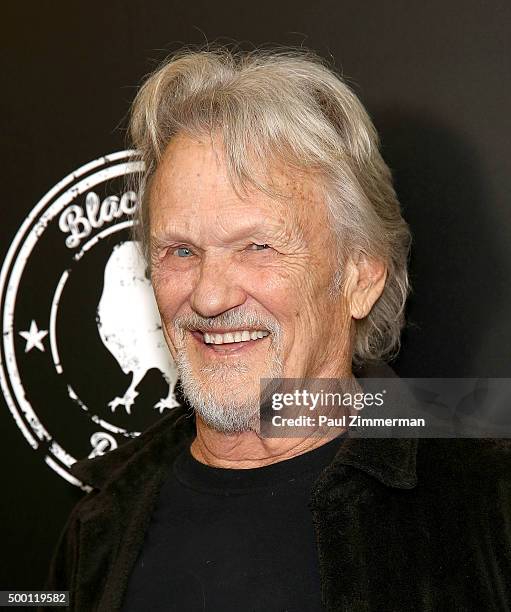 Kris Kristofferson attends Imagine: John Lennon 75th birthday concert at Madison Square Garden on December 5, 2015 in New York City.