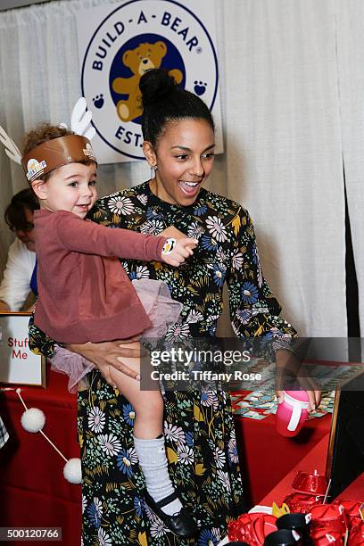 Tallulah Sykes, and actress Marsha Thomason attend 2015 Santa's Secret Workshop Benefiting L.A. Family Housing at Andaz Hotel on December 5, 2015 in...