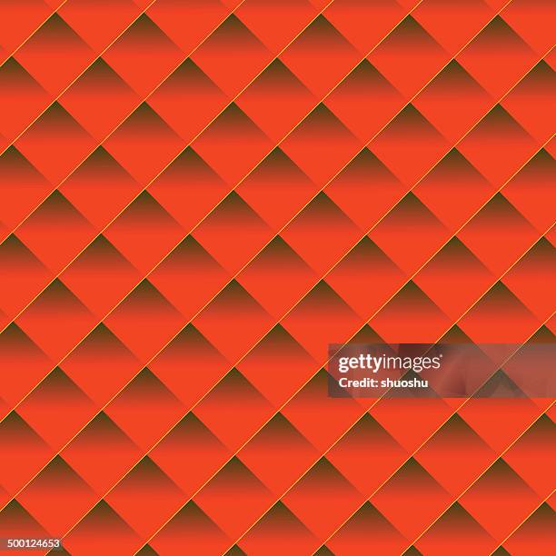 abstrakt rot rhombus-muster hintergrund - pastry lattice stock-grafiken, -clipart, -cartoons und -symbole