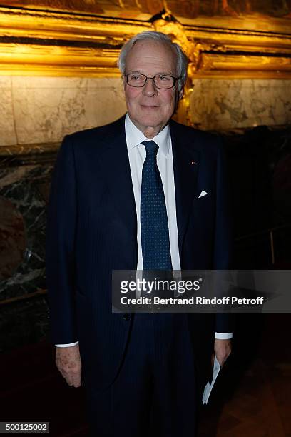 Baron David de Rothschild attends the "France-USA" Gala Dinner at Chateau de Versailles on December 5, 2015 in Versailles, France.