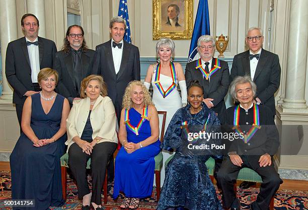 Ricky Kirshner, Glenn Weiss, United States Secretary of State John Kerry, Rita Moreno, George Lucas, and David M. Rubenstein, Chairman, John F....