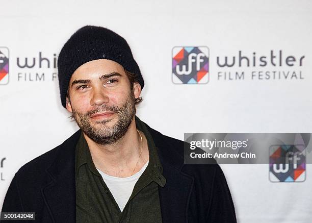 Canadian actor Rossif Sutherland attends the Borsos Competition/Western Canadian premiere of 'River' during the 15th Annual Film Festival at Whistler...