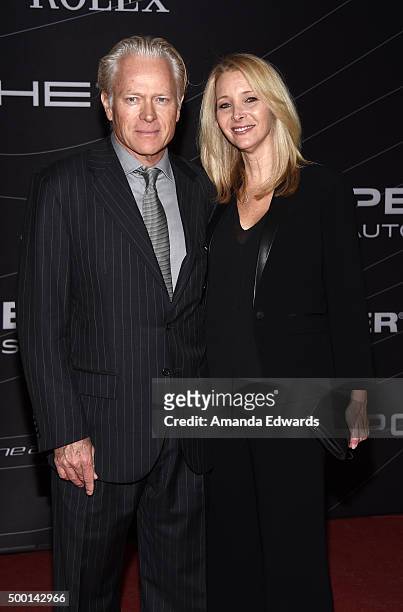 Actress Lisa Kudrow and Michel Stern arrive at the Petersen Automotive Museum Grand Re-Opening at the Petersen Automotive Museum on December 5, 2015...