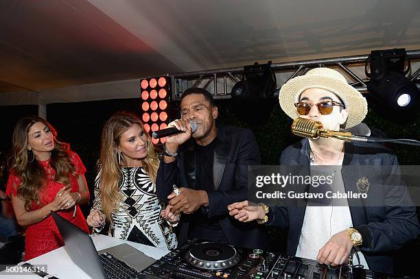 Larsa Pippen, Loren Ridinger, Maxwell and DJ Cassidy attend SHOP.com celebration of art with Phillipe Hoerle-Guggenheim presenting RETNA, hosted by...