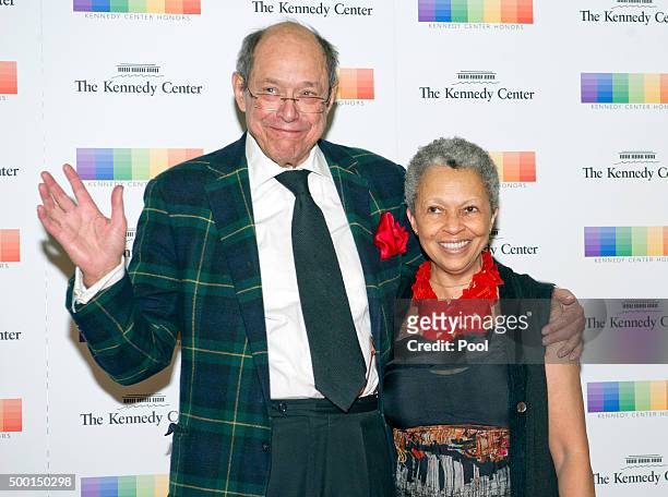 Lawyer Gordon J. Davis, who serves as a director of the John F. Kennedy Center for the Performing Arts, and his wife, Peggy, arrive for the formal...