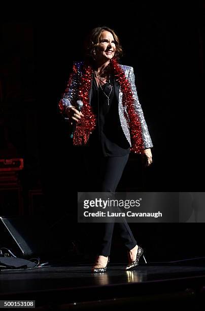 Patti Smyth attends the 5th Annual "Cyndi Lauper And Friends: Home For The Holidays" Benefit Concert at The Beacon Theatre on December 5, 2015 in New...