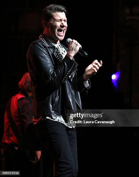 Joey Taranto attends the 5th Annual "Cyndi Lauper And Friends: Home For The Holidays" Benefit Concert at The Beacon Theatre on December 5, 2015 in...