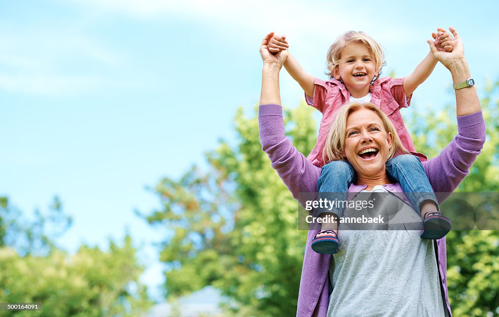 When grandparents arrive, so does fun