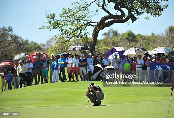 Sergio Garcia of Spain in action during round four of the Ho Tram Open at The Bluffs Ho Tram Strip on December 6, 2015 in Ho Chi Minh City, Vietnam.