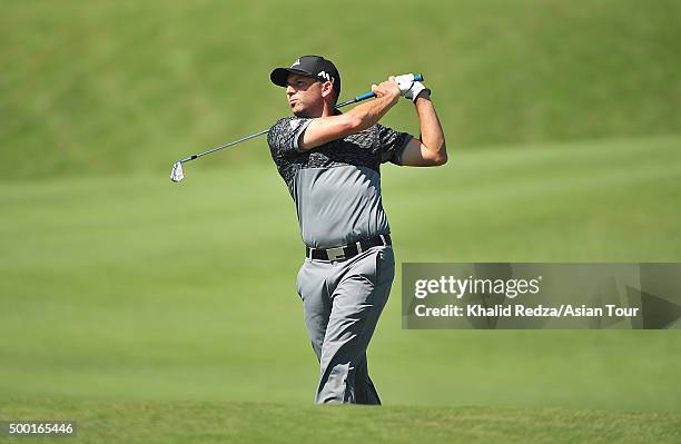 Sergio Garcia of Spain in action during round four of the Ho Tram Open at The Bluffs Ho Tram Strip on December 6, 2015 in Ho Chi Minh City, Vietnam.