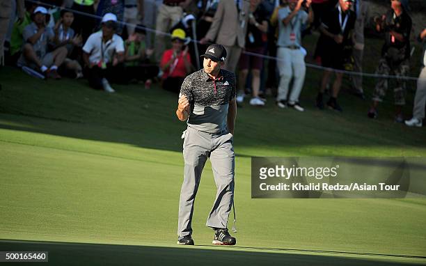 Sergio Garcia of Spain in action during round four of the Ho Tram Open at The Bluffs Ho Tram Strip on December 6, 2015 in Ho Chi Minh City, Vietnam.