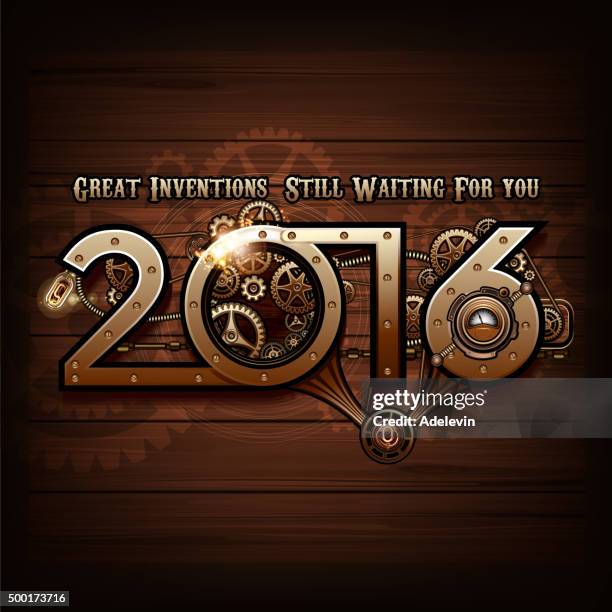 illustrations, cliparts, dessins animés et icônes de concept de steampunk 2016 - steampunk