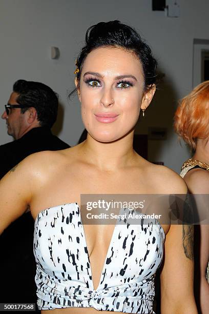 Rumer Willis attends SWAY Alfalit Gala at Gary Nader Art centre on December 5, 2015 in Miami, Florida.