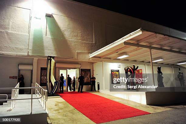General view of atmosphere at SWAY Alfalit Gala at Gary Nader Art centre on December 5, 2015 in Miami, Florida.