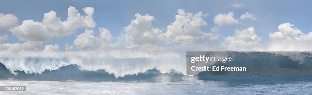 Breaking Wave Panorama