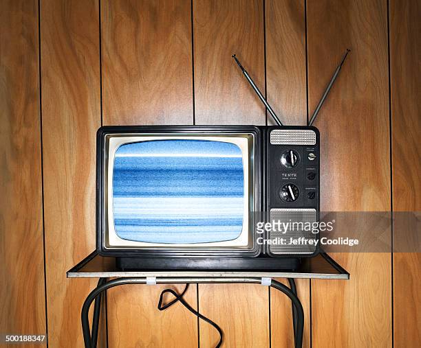 vintage tv - past photos et images de collection
