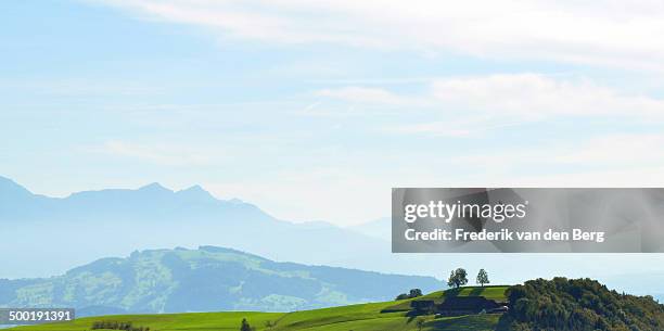 rural switzerland in summer - zug stock pictures, royalty-free photos & images