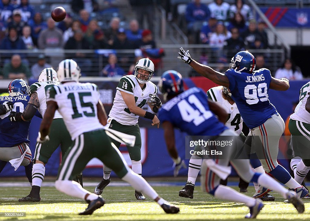 New York Jets v New York Giants