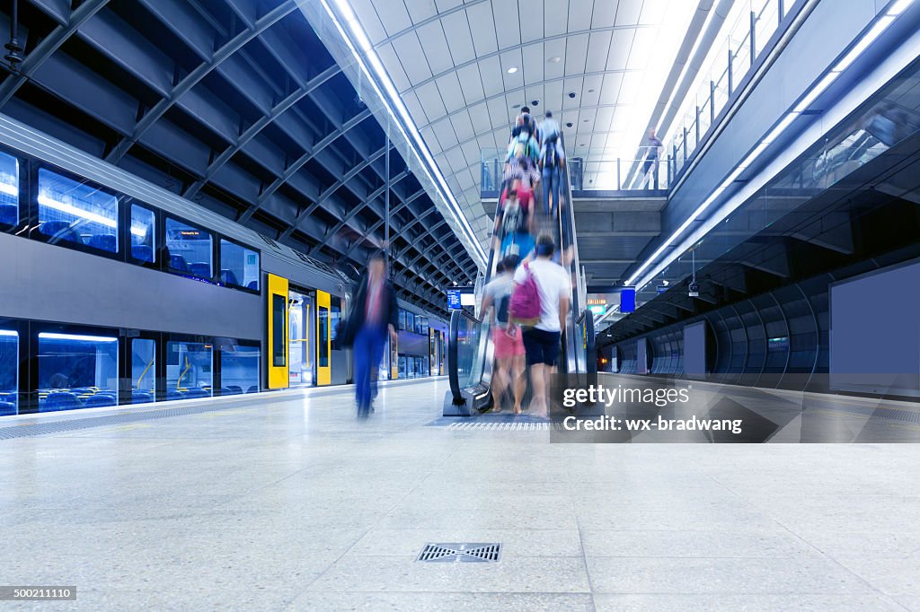 Sydney Binario della stazione della metropolitana