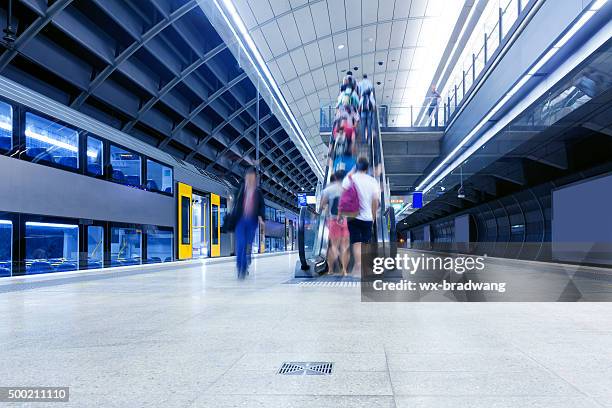 sydney subway platform - sydney metro stock pictures, royalty-free photos & images