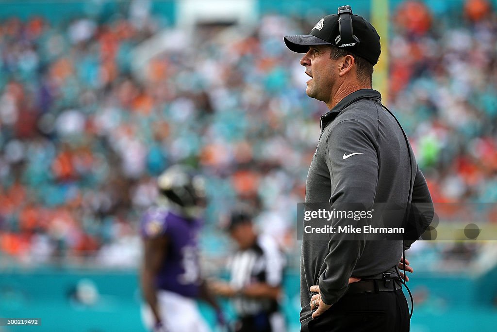 Baltimore Ravens v Miami Dolphins