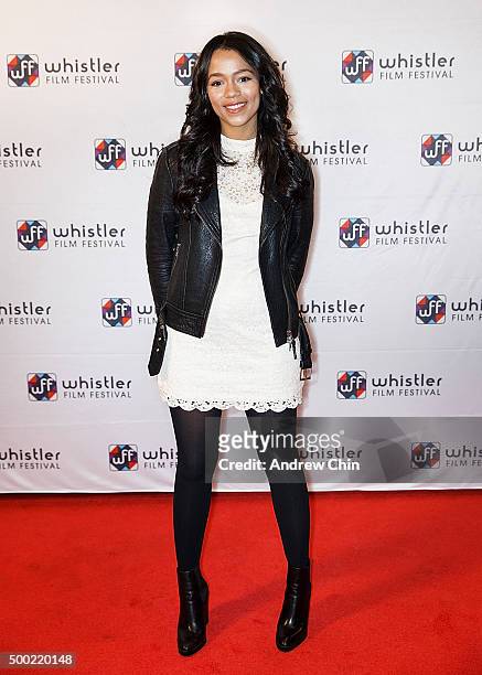 Actress Taylor Russell attends the 15th Annual Film Festival at Whistler Conference Centre on December 5, 2015 in Whistler, Canada.