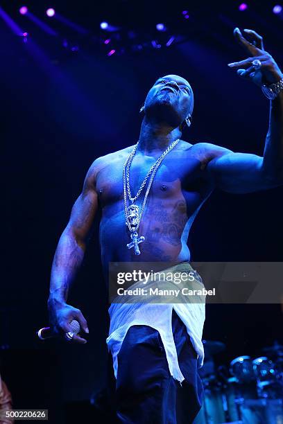 Treach of Naughty By Nature performs at The Conglomerate and Hot 97 Present "Busta Rhymes and Friends: Hot For The Holiday" concert at Prudential...