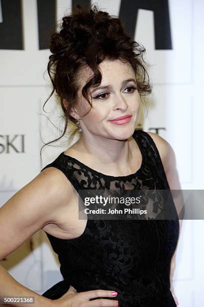 Helena Bonham Carter arrives at The Moet British Independent Film Awards 2015 at Old Billingsgate Market on December 6, 2015 in London, England.