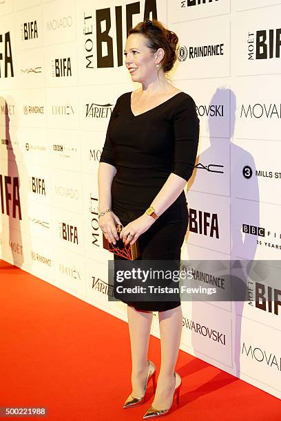 Olivia Colman arrives at The Moet British Independent Film Awards 2015 at Old Billingsgate Market on December 6, 2015 in London, England.