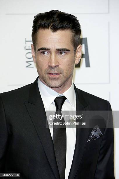 Colin Farrell arrives at The Moet British Independent Film Awards 2015 at Old Billingsgate Market on December 6, 2015 in London, England.