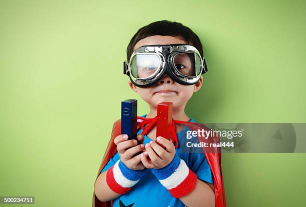 super-helden - magnet stock-fotos und bilder