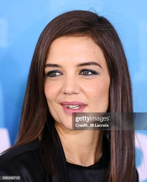 Actress Katie Holmes attends the WWD And Variety inaugural stylemakers' event at Smashbox Studios on November 19, 2015 in Culver City, California.