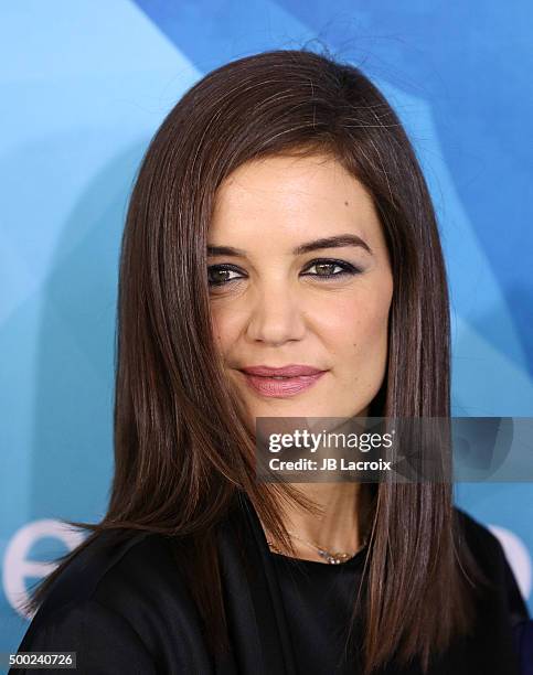 Actress Katie Holmes attends the WWD And Variety inaugural stylemakers' event at Smashbox Studios on November 19, 2015 in Culver City, California.