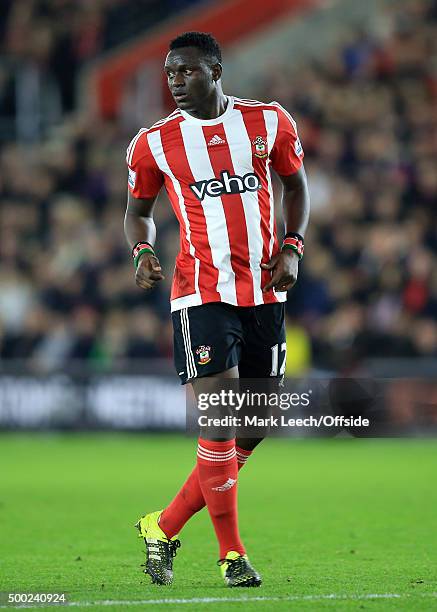 Victor Wanyama of Southampton during the Capital One Cup Quarter Final between Southampton and Liverpool at St Mary's Stadium on December 2, 2015 in...