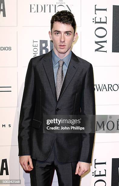 Actor Matthew Beard arrives at The Moet British Independent Film Awards 2015 at Old Billingsgate Market on December 6, 2015 in London, England.