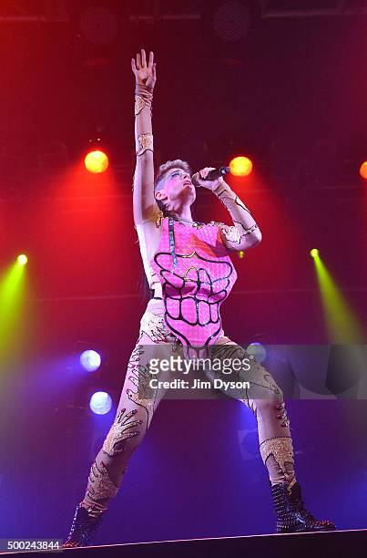 Merrill Beth Nisker, aka Peaches, performs live on stage at Electric Ballroom on December 6, 2015 in London, England.