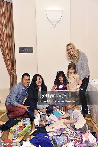 Nicole King and guests attend the Baby2Baby Holiday Party Presented By Tiny Prints At Montage Beverly Hills on December 6, 2015 in Beverly Hills,...
