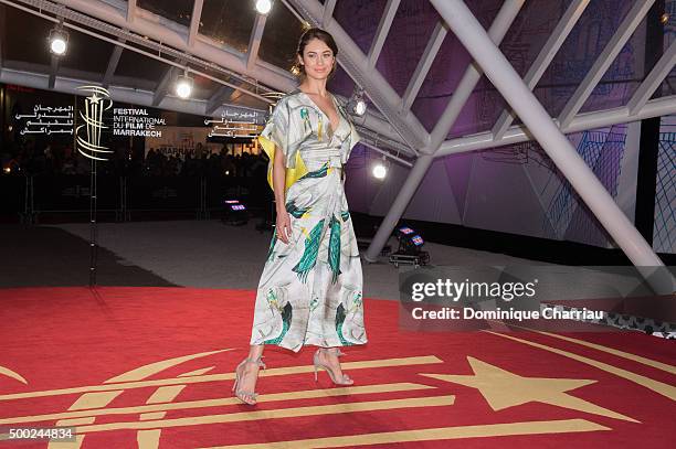 Olga Kurylenko attends the tribute to Canadian cinema during the 15th Marrakech International Film Festival on December 6, 2015 in Marrakech, Morocco.