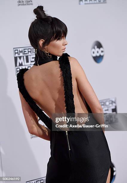 Personality Kendall Jenner arrives at the 2015 American Music Awards at Microsoft Theater on November 22, 2015 in Los Angeles, California.