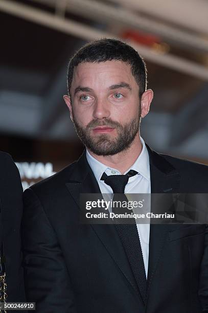 Guillaume Gouix attends the tribute to Canadian cinema during the 15th Marrakech International Film Festival on December 6, 2015 in Marrakech,...