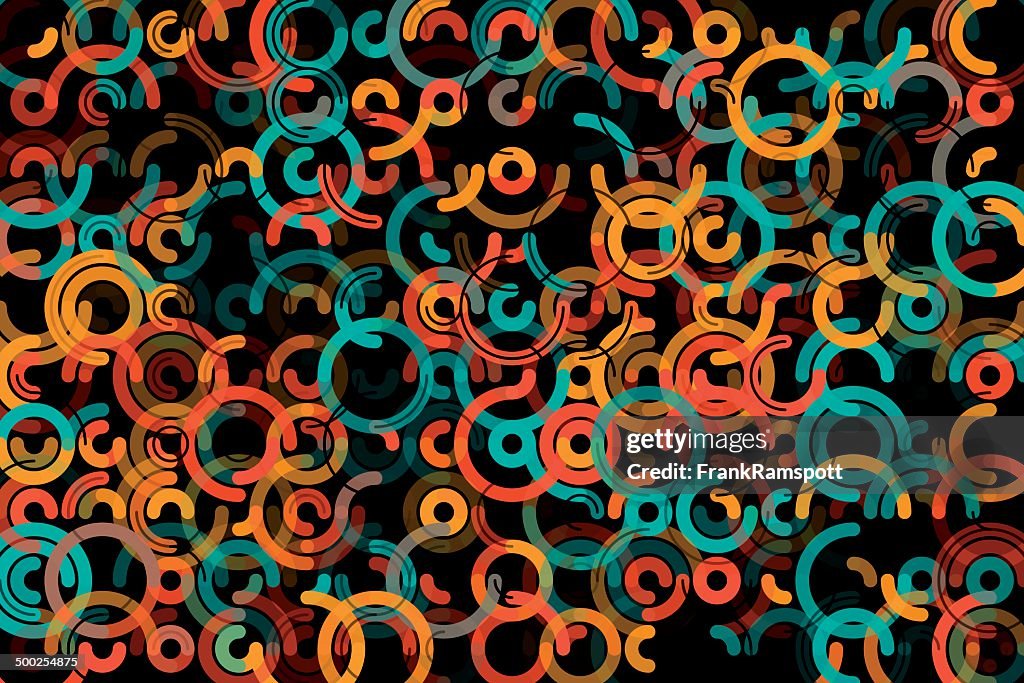 Segmented Geometric Patterns Orange Geometric Circle Segment Pattern High-Res Vector Graphic - Getty ...