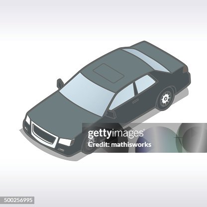 Isometric Auto Illustration Isometric Auto Illustration