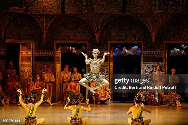 Dancer Emmanuel Thibault perform 'La Bayadere', Last Creation by the choregrapher Rudolf Noureev during 'Reves D'Enfant' Charity Gala at Opera...