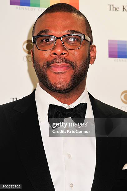 Tyler Perry arrives at the 38th Annual Kennedy Center Honors Gala at the Kennedy Center for the Performing Arts on December 6, 2015 in Washington, DC.